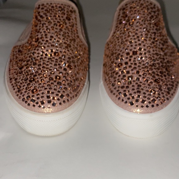 HP🌼Sneaker Shoes INC International Concepts Sammee 2RSE Rose Sparkle Beaded 8 M - Picture 9 of 9